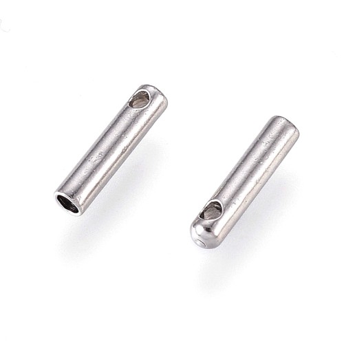 KRZ120 Końcówka do rzemienia 1mm stal nierdzewna 4szt