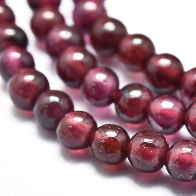 GNT30 Granat kamień naturalny koraliki kule 3mm