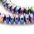 HEM103 Hematyt koraliki dyski rondelle 6mm grad.AAA  rainbow tęczowy
