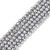 HEM112 Hematyt koraliki kule 6mm fasetowane PVD platynowe
