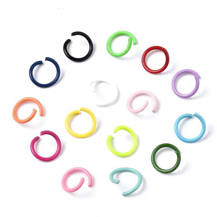 OG121 Ogniwa kółka kółeczka 10mm/1mm 190szt. mix kolorów