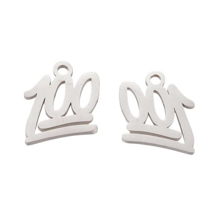 ZSS409 Zawieszka stal nierdzewna szlachetna 100 sto 11,5x12mm złoty