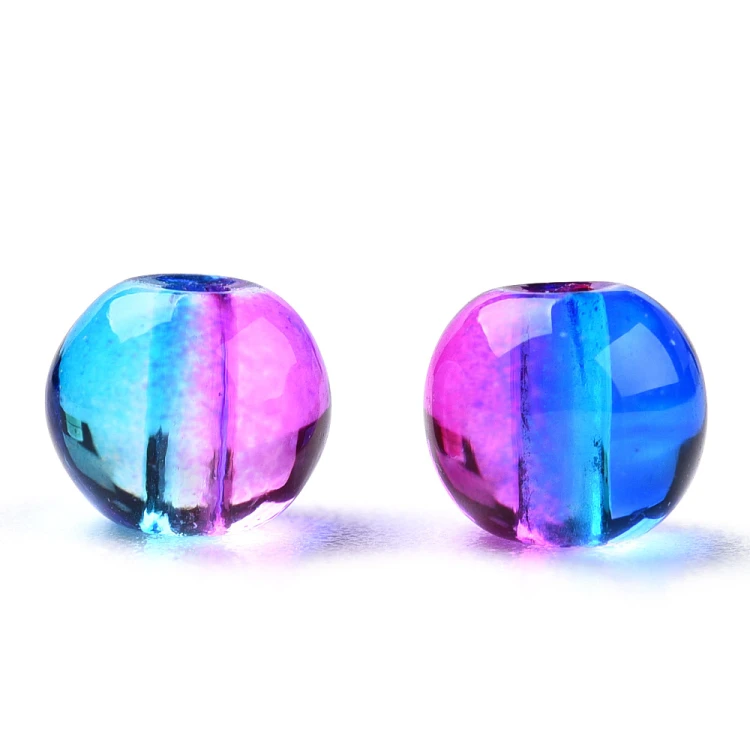 KS103 Koraliki powlekane szklane kule 4mm 500szt mix kolor