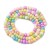 KFR174 Koraliki szklane rondelle 4x3,5mm kryształki fasetowane 115szt mix kolor pastel