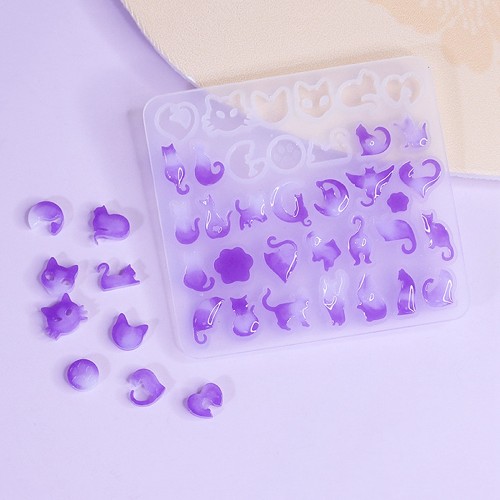 BFS715 Forma foremka silikonowa do żywic mikro koty kotki