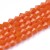BIC176 Koraliki szklane szlifowane bicone 4mm kryształki sznur 78szt pomarańczowe
