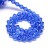 BIC192 Koraliki szklane szlifowane bicone 4mm kryształki sznur 78szt niebieskie