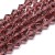 BIC191 Koraliki szklane szlifowane bicone 4mm kryształki sznur 78szt burgundowe
