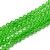 BIC189 Koraliki szklane szlifowane bicone 4mm kryształki sznur 78szt zielone