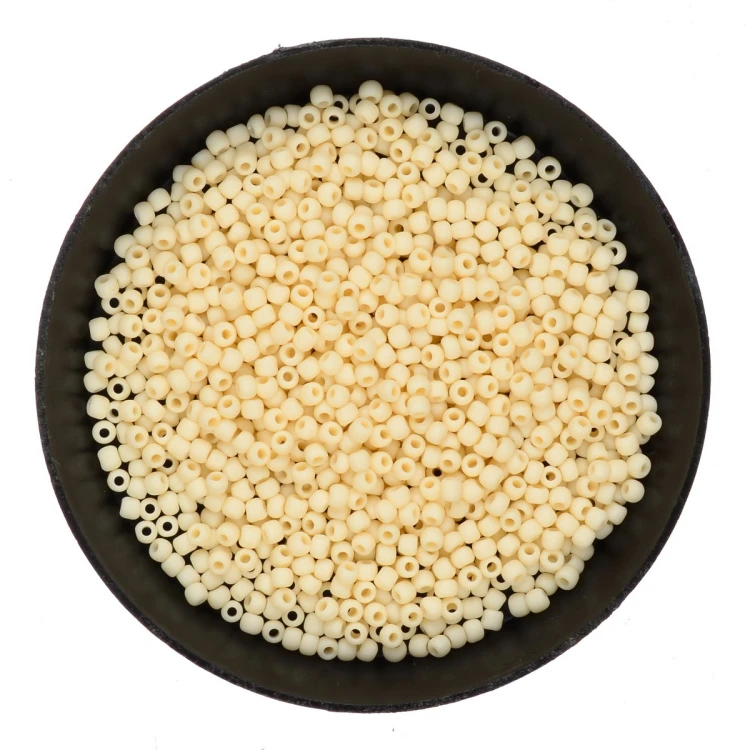 Koraliki szklane TOHO Round 11/0 10g #51F Opaque-Frosted Lt Beige