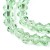 BIC208 Koraliki szklane szlifowane bicone 6mm kryształki sznur 45szt zielone