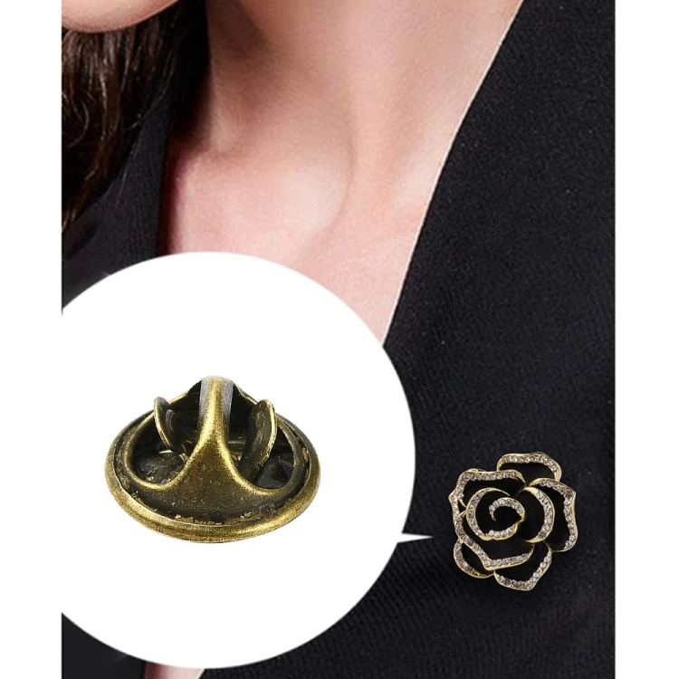 bpi16 Zapięcie baza do przypinki broszki pin 40szt zestaw 4 kolory