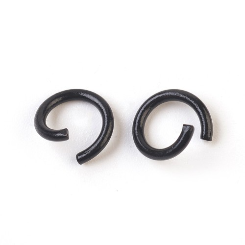 OG130 Ogniwa kółka kółeczka 8mm/1,2mm 20szt czarne