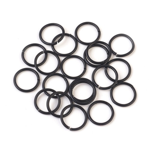 OG131 Ogniwa kółka kółeczka 10mm/1,mm 20szt czarne
