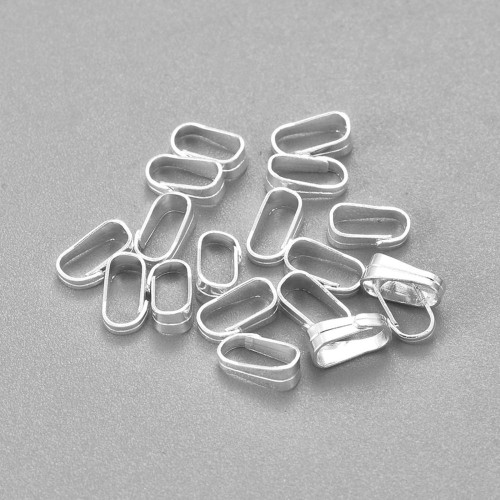 LAP151 Krawatka podwieszka 2,5x6x3mm 5szt do wisiorków stal nierdzewna