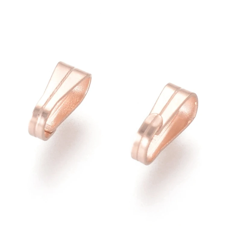 LAP152 Krawatka podwieszka 2,5x6x3mm 5szt do wisiorków stal nierdzewna