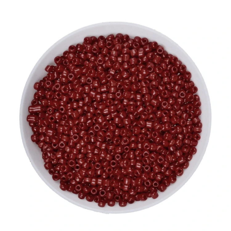 RA511 Koraliki szklane drobne seeds okrągłe rokail 2mm 20g c.karmazynowe