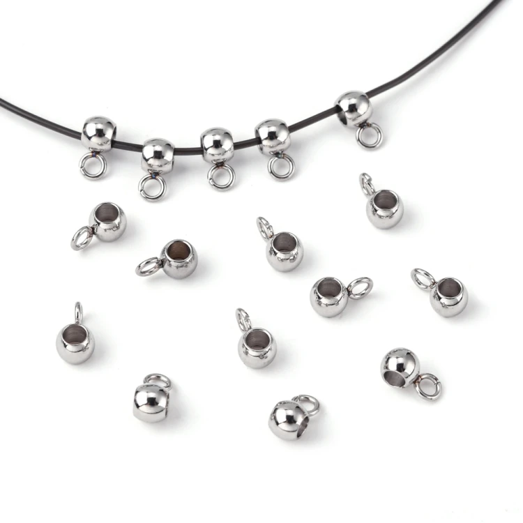 PRM667 Przekładka z podwieszką baza zawieszki 3,5x7mm stal nierdzewna 5szt