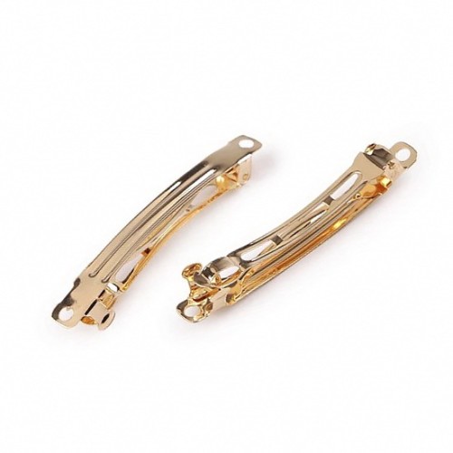 bds40 Baza spinka automatyczna do włosów 7x79mm złota