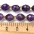 AM55 Ametyst kamień naturalny koraliki oliwka fasetowana 8x7mm sznur 19szt