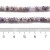 AM59 Ametyst kamień naturalny koraliki oponki 4x2mm fasetowane rondelle sznur 175szt