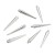 ZM404 Zawieszka metalowa do biżuterii kolec kolce 3x21mm gothic 5szt - srebrne