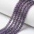 KFR180 Koraliki szklane rondelle 4x3,5mm kryształki fasetowane 110szt fioletowe