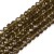 KFR181 Koraliki szklane rondelle 4x3,5mm kryształki fasetowane 110szt j.brązowe