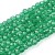 KFR182 Koraliki szklane rondelle 4x3,5mm kryształki fasetowane 110szt zielone