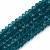 KFR185 Koraliki szklane rondelle 4x3,5mm kryształki fasetowane 110szt c.cyjanowy