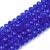 KFR186 Koraliki szklane rondelle 4x3,5mm kryształki fasetowane 110szt niebieski