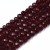 KFR187 Koraliki szklane rondelle 4x3,5mm kryształki fasetowane 110szt burgundowe