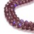 KFR193 Koraliki szklane rondelle 4x3,5mm kryształki fasetowane 110szt purpurowe AB