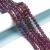 KFR193 Koraliki szklane rondelle 4x3,5mm kryształki fasetowane 110szt purpurowe AB