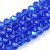KFR201 Koraliki szklane rondelle 4x3,5mm kryształki fasetowane 110szt ultramaryna AB
