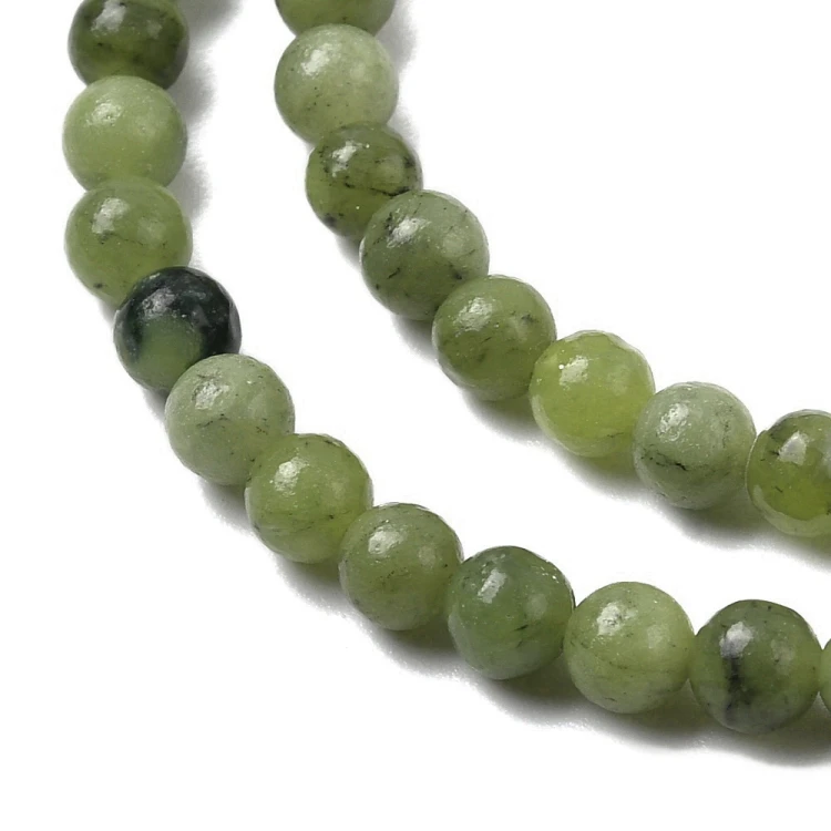 JAD179 Jadeit Taiwan kamień naturalny koraliki kule 4mm sznur 88szt zielony