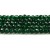 KSF104 Koraliki szklane fasetowane okrągłe 2mm sznur 165szt zielone