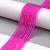 KSF106 Koraliki szklane fasetowane okrągłe 2mm sznur 165szt magenta