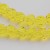 KSF125 Koraliki szklane fasetowane okrągłe 4mm sznur 88szt cytrynowe