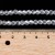 KSF139 Koraliki szklane fasetowane okrągłe 4mm sznur 88szt crystal pearl