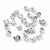 LAP167 końcówki zakończenia łapaczki dziewczynki 6x4mm/3mm stal nierdzewna 10szt