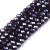 KFR208 Koraliki szklane rondelle 3,5x3mm kryształki fasetowane 105szt fioletowe