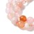 AGP208 Agat Cherry Blossom kamień naturalny koraliki kule 4mm
