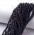 PER319 Perły szklane powlekane woskowane kule 4mm sznur 190szt czarne