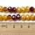 KFR217 Koraliki szklane rondelle 8x6mm kryształki fasetowane 65szt mix