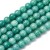 KS124 Koraliki szklane powlekane rondelle 8,5x7,5mm sznur 50szt zielone ombre