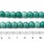KS124 Koraliki szklane powlekane rondelle 8,5x7,5mm sznur 50szt zielone ombre