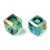 KSF168 Koraliki szklane fasetowane opal 6x6mm kostka 50szt mix kolor