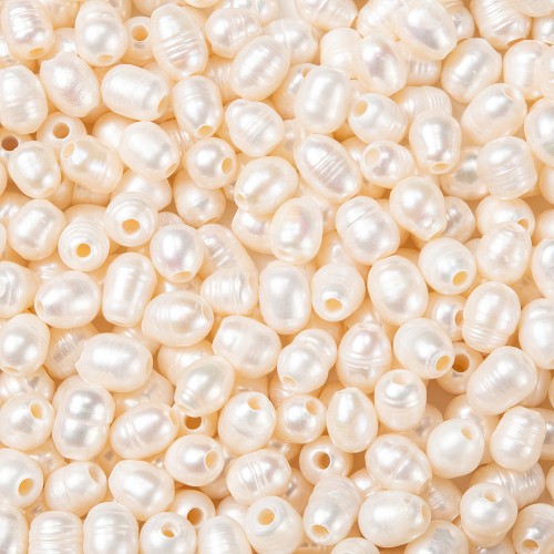 NPE10 Perły naturalne słodkowodne owalne 8x8mm-9x12mm 20szt