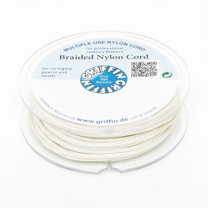 Griffin BRAIDED NYLON CORDS Sznurek nylonowy pleciony 1,5mm 10m - Cream